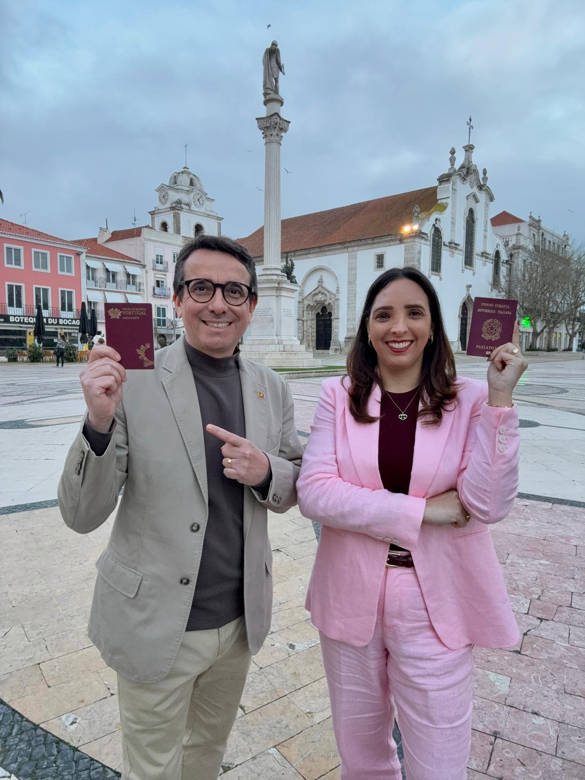Marden e Luana passaporte Setúbal Portugal – jan26
