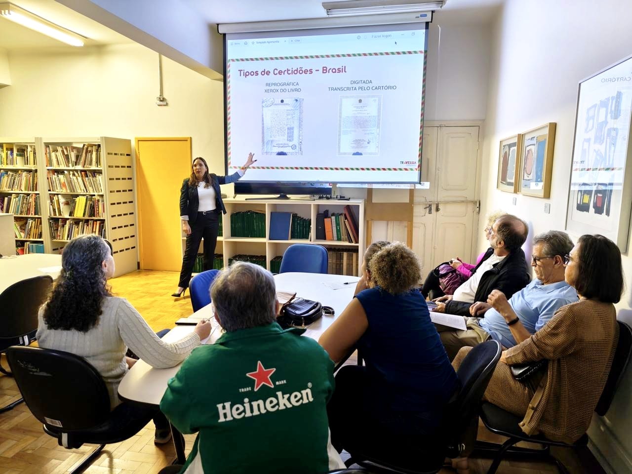 Palestra realizada por Luana Bastos, durante o evento da Câmara Portuguesa de Comércio de Minas Gerais, em 2025 - Foto: Marden Couto